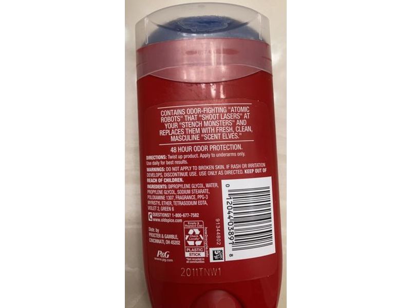 Old Spice Deodorant, Pure Sport, 3.0 oz/85 g, Pack Of 6