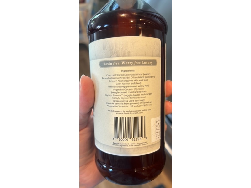 Rustic Strength Mama & Baby Safe Avocado Lotion, 16 fl oz/473.18 mL