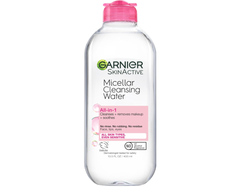 Garnier SkinActive All-In-1 Micellar Cleansing Water, 13.5 fl oz/400 mL