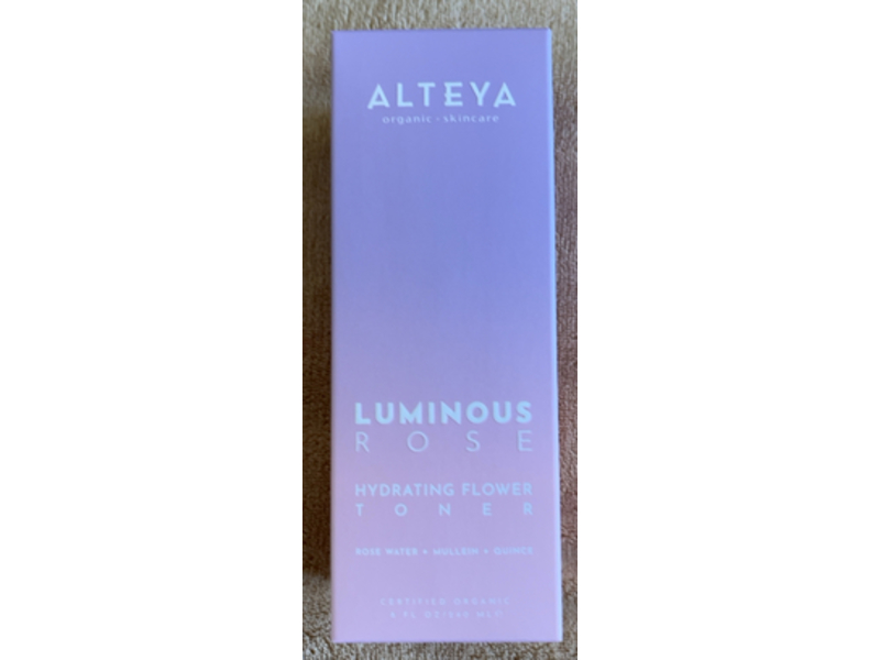 Alteya Organics Luminous Rose Hydrating Flower Toner, 8 fl oz/240 mL