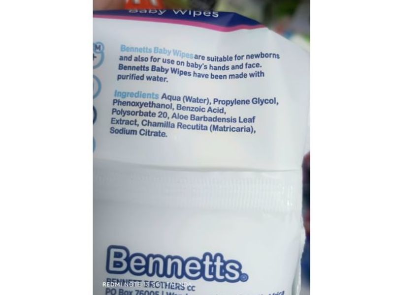 Bennetts Baby Wipes