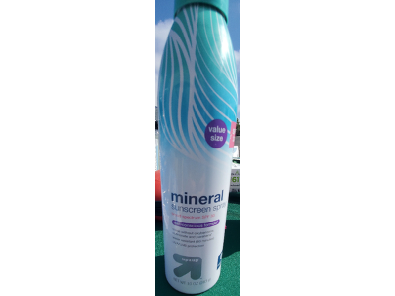 Up & Up Mineral Sunscreen Spray, SPF 30, 10 oz/283 g