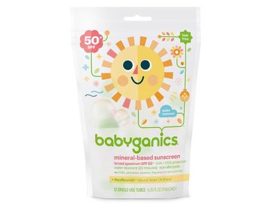 Babyganics Sunscreen Lotion, SPF 50+, 1 fl oz