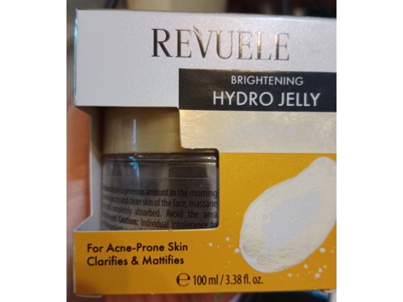Revuele Brightening Hydro Jelly, Papaya, 3.38 fl oz/100 mL