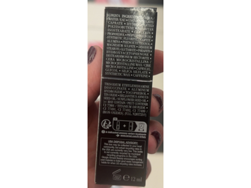 Giorgio Armani Luminous Silk Perfect Glow Concealer, 8 Tan Neutral, 0.40 fl oz/12 mL