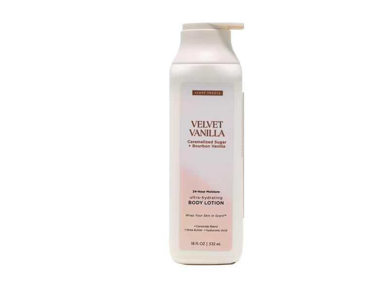 Scent Theory Ultra Hydration Body Lotion, Velvet Vanilla, 18 fl oz/532 mL