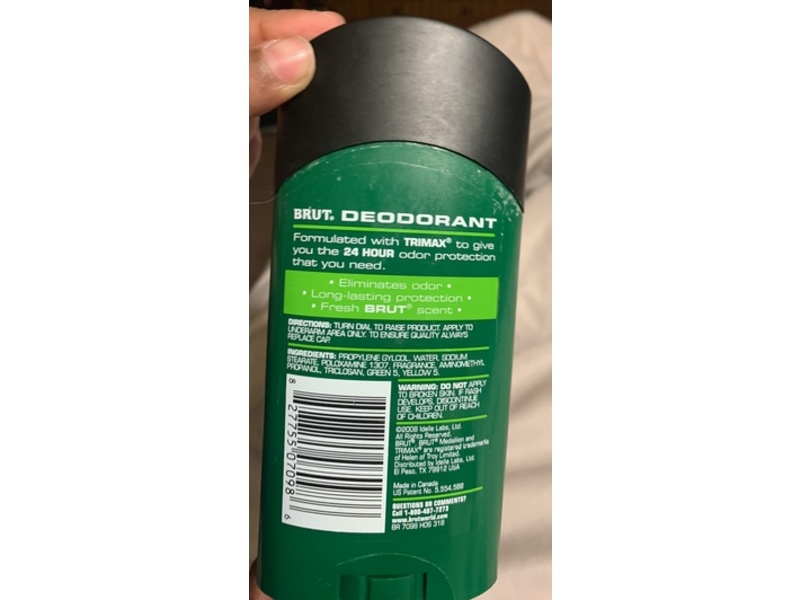 Brut Deodorant, Original, 3.4 oz/96 g