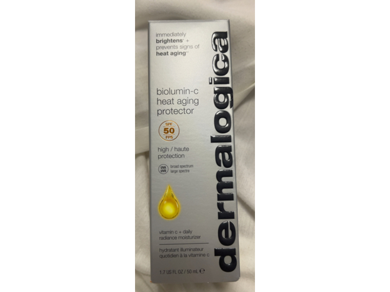 Dermalogica Biolumin-C Heat Aging Protector Moisturizer, SPF 50, 1.7 fl oz/50 mL