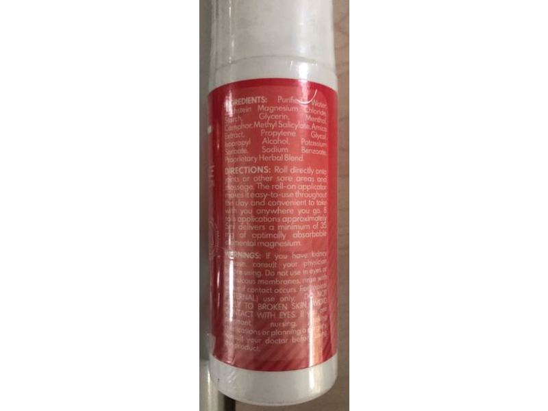 Val Relax Balance Magnesium Roll-On, Instant Relief, Lombardi, 3 oz