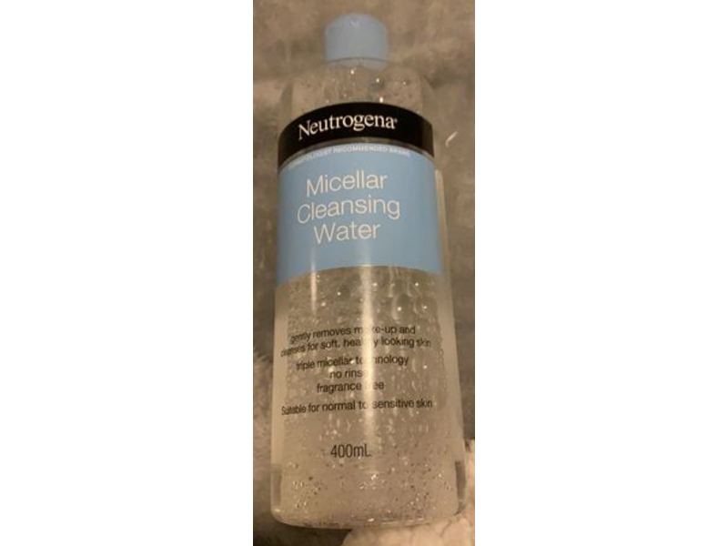 Neutrogena Micellar Cleansing Water, Fragrance Free, 400 mL