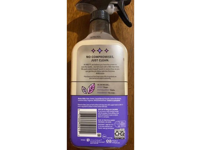 Nbd. Multi-Purpose Cleaner, Lavender & Rosewood, 22 fl oz/650 mL