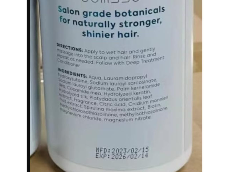 Bellisso Shampoo, Biotin, 16 fl oz/473 mL