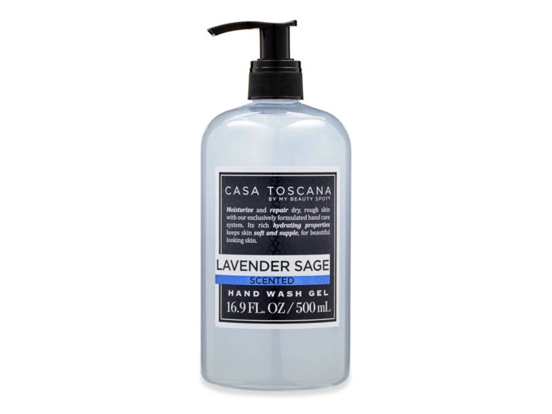 My Beauty Spot Casa Toscana Hand Wash Gel, Lavender Sage, 16.9 fl oz/500 mL