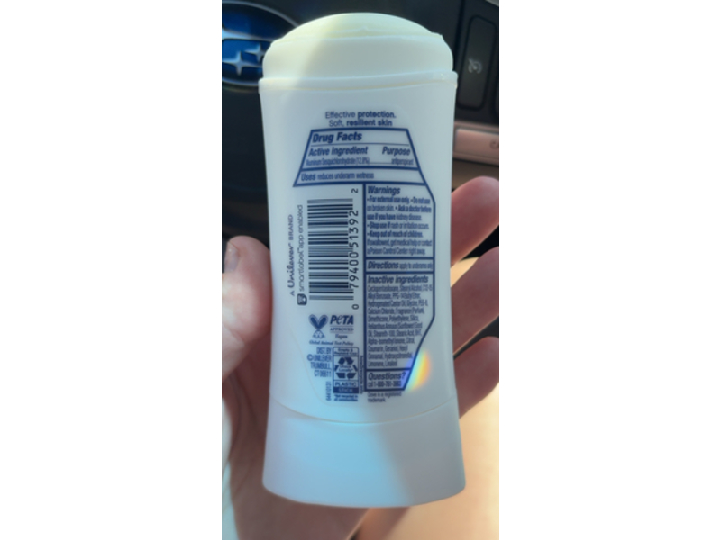 Dove Advanced Care Antiperspirant Deodorant Stick, Dragon Fruit & Coconut Cream, 2.6 oz/74 g