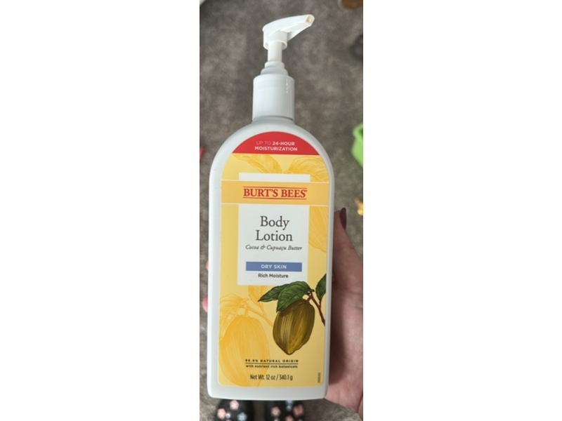 Burt's Bees Rich Moisture Body Lotion, 12 oz/340.1 g