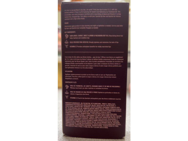 Lys Beauty Speak Love Glossy Lip Treatment Duo, OG + Loveable, 0.4 fl oz/12 mL