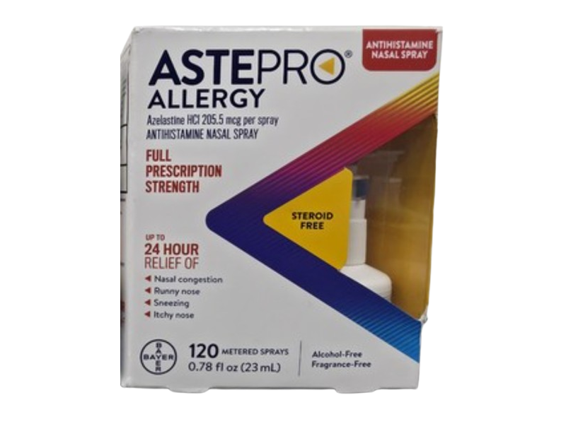 Astepro Allergy Antihistamine Nasal Spray, 0.78 fl oz/23 mL, 2 Count