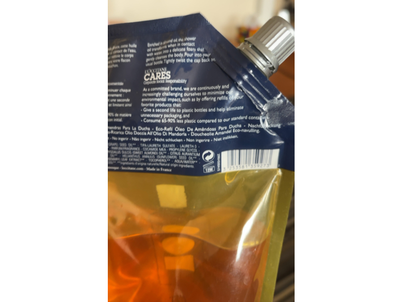 L’Occitane en Provence Almond Shower Oil, 16.9 fl oz/500 mL