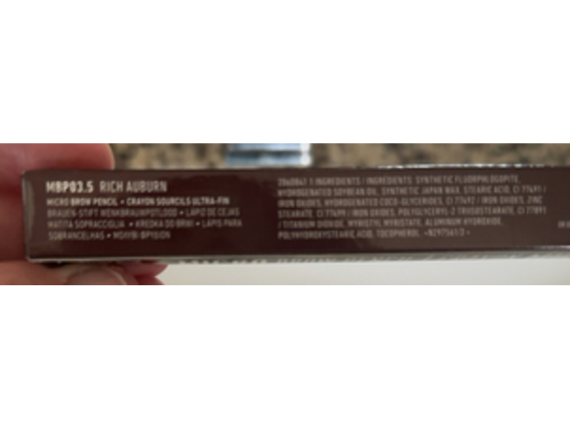 NYX Professional Makeup Micro Brow Pencil, 3.5 Rich Auburn, 0.09 g