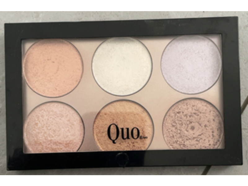 Quo Beauty Highlight & Glow Palette, 2.5 g
