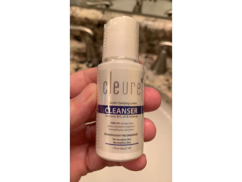 Cleure Gentle Clarifying Lotion Cleanser, 1 fl oz