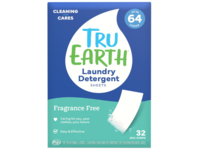 Tru Earth Laundry Detergent Sheets, Fragrance-Free, 64 Loads, 32 Count - thumbnail 1