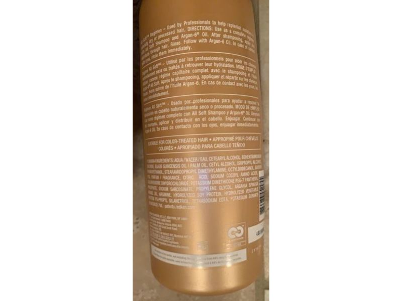 Redken All Soft Conditioner, Ph Balanced Formula, 33.8 fl oz/1000 ml