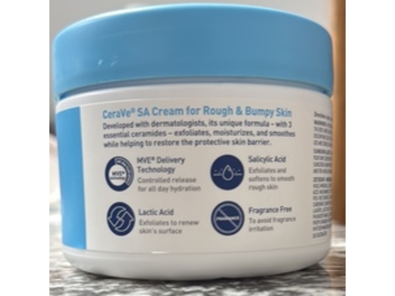 CeraVe Moisturizing Cream, Salicylic Acid & Vitamin D, 12 fl oz/340 g