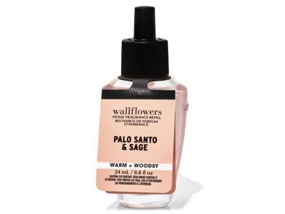 Bath & Body Works Wallflowers Home Fragrance Refill, Palo Santo & Sage, 0.8 fl oz/24 mL