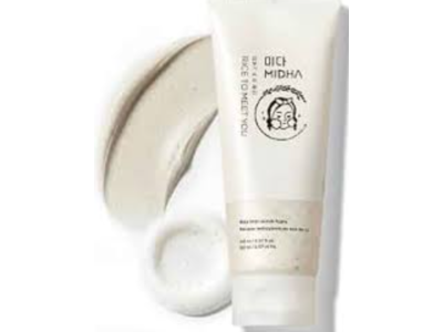 Midha Calming Bubble Foam Cleanser, Rice Matcha, 5.07 fl oz/150 mL