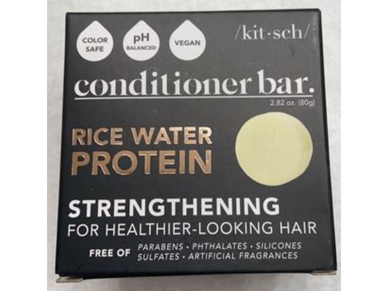 Kitsch Strengthening Conditioner Bar, Rice Water Protein, 2.82 oz/80 g
