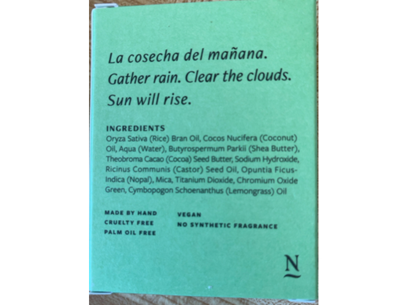 Nopalera Cactus Soap, Lemongrass, 4 oz/113 g