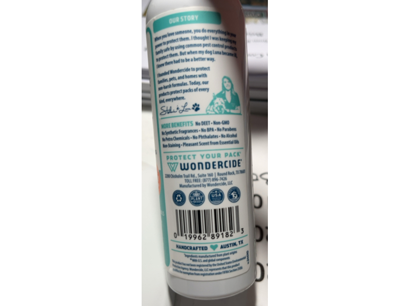 Wondercide Insect Repellent, Cedarwood, 4 fl oz/120 mL, Pack Of 2