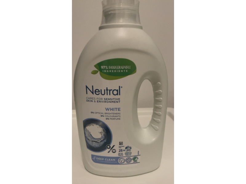 Neutral White Laundry Detergent, Deep Clean, 1000 mL