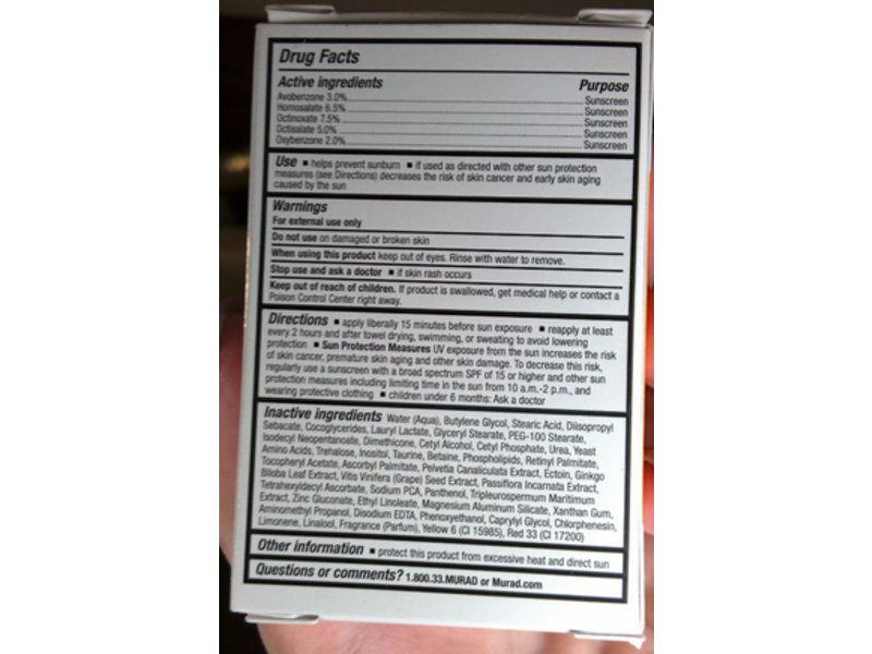 Murad Essential-C Day Moisture, SPF 30, 0.33 fl oz/10 mL