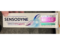 Sensodyne Clinical Repair Toothpaste, Fresh Clean, 3.4 oz/96.4 g - thumbnail 2