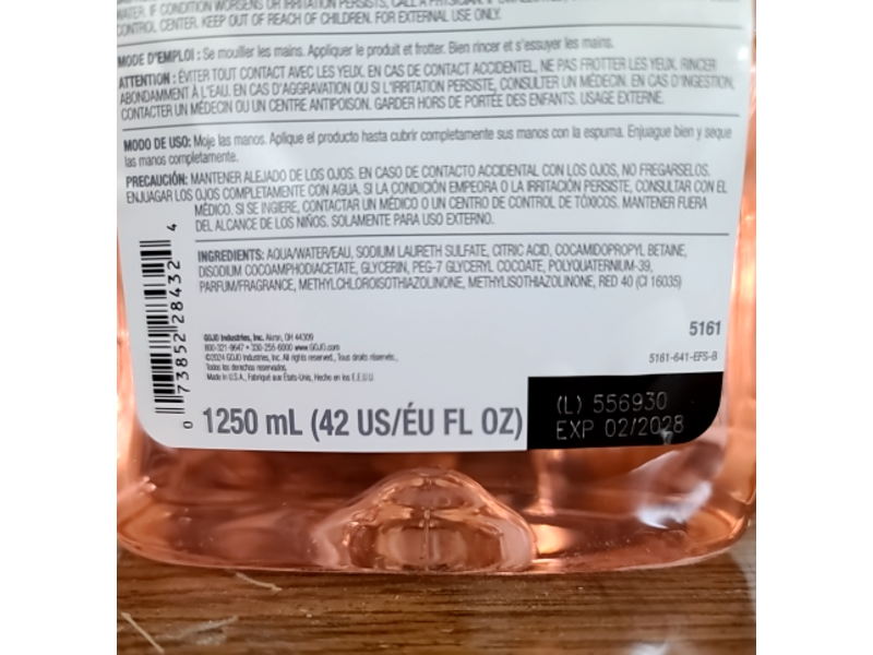 Gojo Refill Foam Handwash, Cranberry, 42.3 fl oz