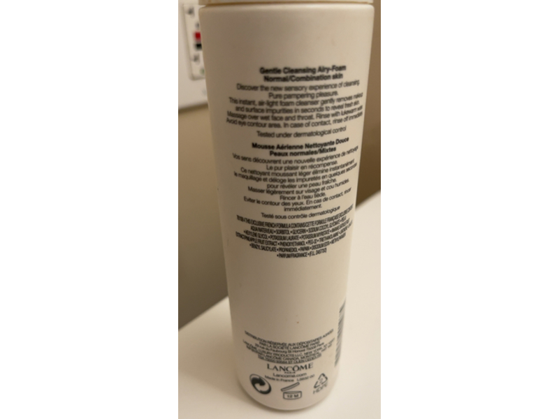 Lancome Mousse Radiance gentle Cleansing Airy - Foam, Papaya Extract, 6.7 fl oz/200 mL