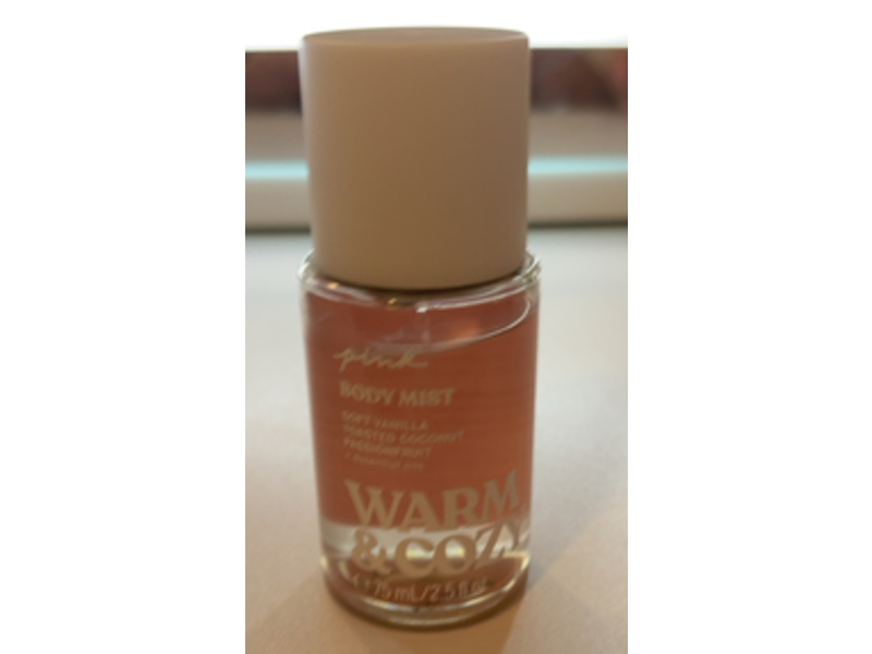 Victoria's Secret Pink Body Mist, Warm & Cozy, 2.5 oz/75 mL