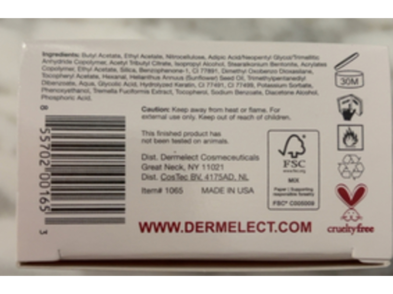 Dermelect Transfix Nail Restore Base Coat, 0.4 fl oz/12 mL