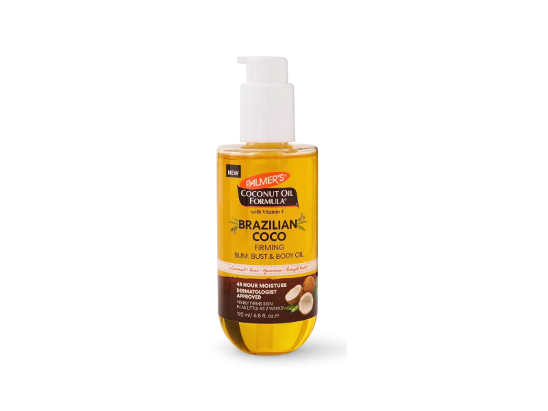 Palmer's Brazilian Coco Firming Bum, Bust & Body Oil, Coconut Oil, 6.5 fl oz/192 mL
