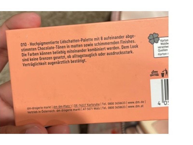 Dm trend It Up Chocoholic Eyeshadow Collection, 010, 4.8 g