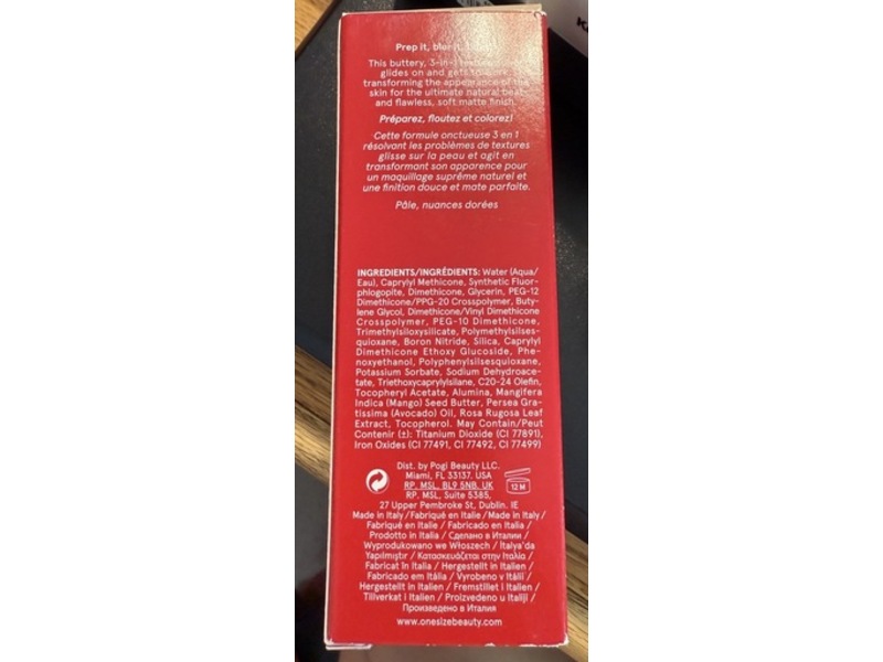 One/Size Turn Up The Base BBB Cream Foundation, Fair 3, 1 fl oz/30 mL