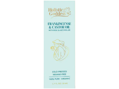 Holistic Goddess Roller, Frankincense & Castor Oil, 1.7 fl oz/50 mL
