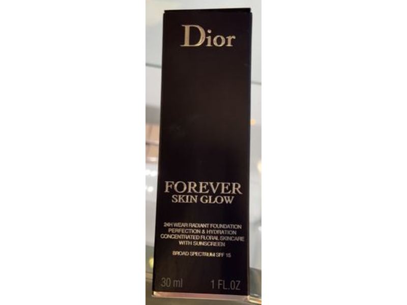 Dior Forever Skin Glow Foundation, SPF 15, 1CR,1 fl oz/30 mL