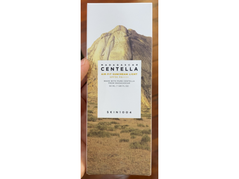 Skin 1004 Madagascar Centella Air-Fit Suncream Light, SPF 30 Pa++++, 1.69 fl oz/50 mL