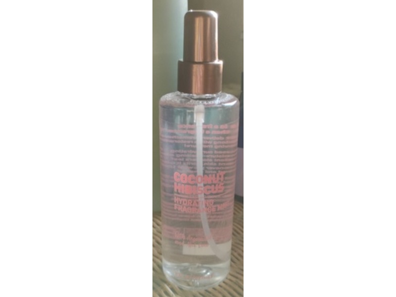 Walmart Hydrating Fragrance Mist, Coconut Hibiscus, Argan Oil & Aloe Vera, 8 fl oz/237 mL