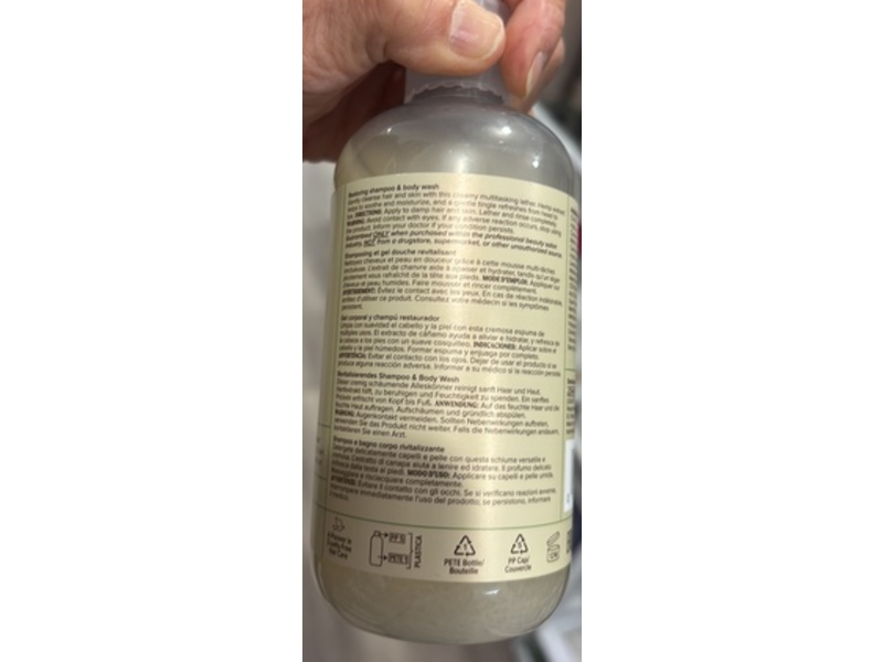 Tea Tree Hemp Restoring Shampoo & Body Wash, 10.14 fl oz/300 mL