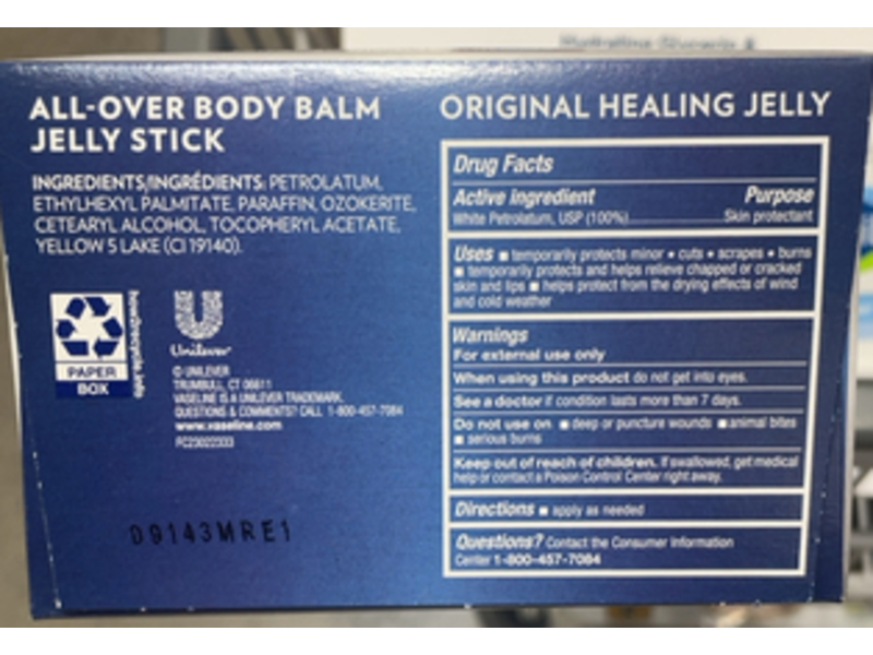 Vaseline Healing Jelly Set, Original, Pack Of 2