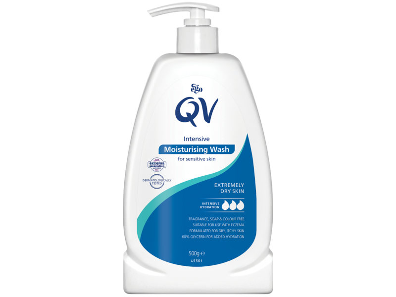 Ego QV Intensive Moisturizing Wash, 16.9 fl oz/500 g